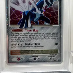 2008 Pokemon Diamond & Pearl Dialga LV.X #DP17 Black Star Promo - PSA 9 MINT - Image 3