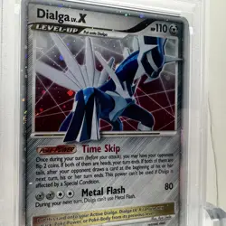 2008 Pokemon Diamond & Pearl Dialga LV.X #DP17 Black Star Promo - PSA 9 MINT - Image 4