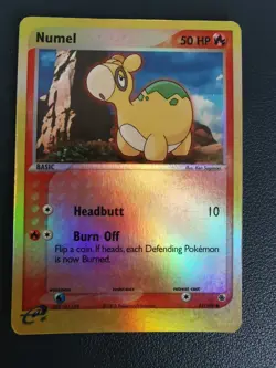 Pokemon Card Numel 61/109 EX Ruby & Sapphire Reverse Holo Common - Image 1