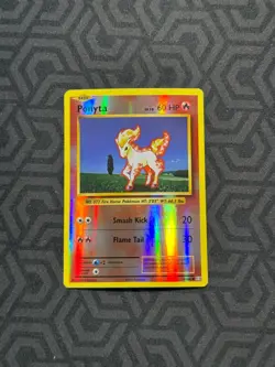 Evolutions Pokemon TCG Ponyta Reverse Holo Rare, 19/108 - Image 1