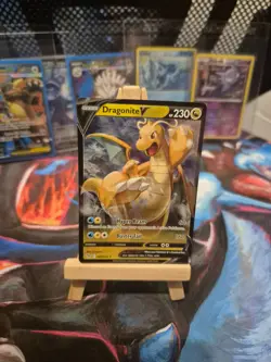 Dragonite V 049/078 Holo Pokemon GO Pokemon NM - Image 2
