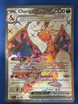 Pokemon TCG Charizard ex 056 Black Star Promo Scarlet & Violet Holo - NM - Image 1