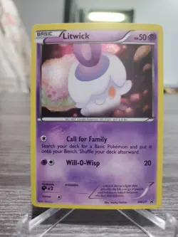 Pokemon TCG - Litwick BW27 Holo Foil Black Star Promo LP - Image 1
