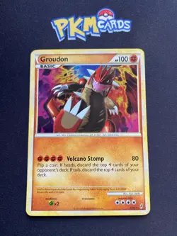 Pokemon TCG Groudon Call of Legends 6/95 Holo Holo Rare LP. - Image 1