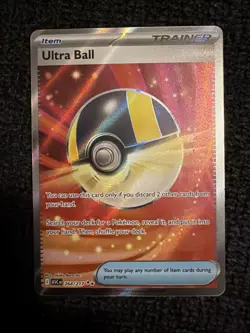 Ultra Ball 264/217 Ultra Rare | Pokemon TCG Ascended Heroes | (Pack Fresh) NM+/M - Image 1
