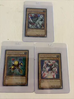 Yugioh Alpha Beta Gamma Magnet Warrior Set of 3! Secret Rare DOR-001 - 003 NM - Image 1