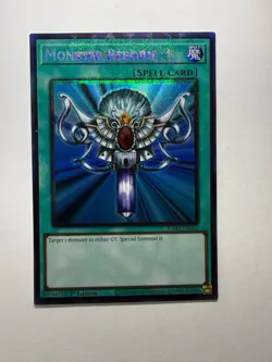 Yugioh - Monster Reborn - Prismatic Collector's - 1st - RA03-EN052 - NM - Image 1