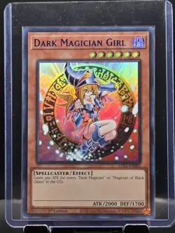 Dark Magician Girl LDS3-EN082 Blue Ultra Rare 1st Edition Near Mint Yu-Gi-Oh - Image 3