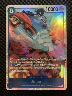 Jinbe (SR) OP14-049 One Piece TCG The Azure Sea's Seven- NM - Image 1