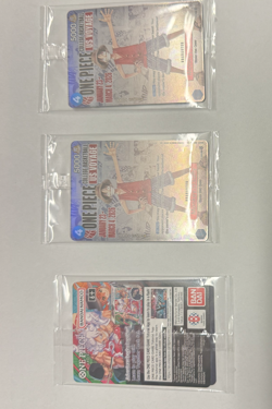 Authentic One Piece Monkey D. Luffy P-055 US Voyage College Basketball Promo Pow - Image 2