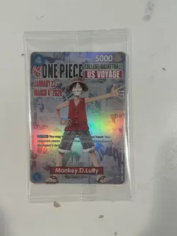 Monkey.D.Luffy College Basketball US Voyage) P-055 One Piece Promotion - Image 1