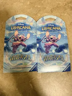 Walt Disney Lorcana First Chapter Card Collector from Costco NO Box Plus 2 Xtra - Image 4