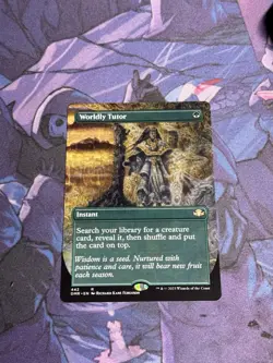 Worldly Tutor (Borderless) Dominaria Remastered Regular - Image 1