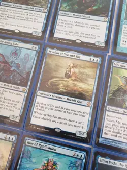 Custom Mono Blue MERFOLK Kiora the Rising Tide Commander Deck MtG 100 Cards Duel - Image 3