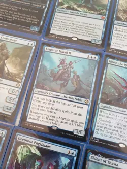 Custom Mono Blue MERFOLK Kiora the Rising Tide Commander Deck MtG 100 Cards Duel - Image 4