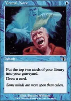 MTG magic cards 1x Mental Note Judgment NM-Mint, English - Image 1