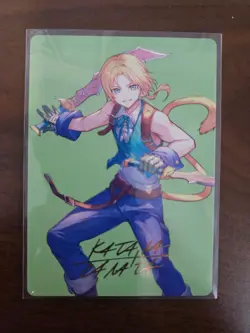 Zidane, Tantalus Thief Gold Stamp Art Series Card Final Fantasy MTG 49/53 FF9 - Image 1