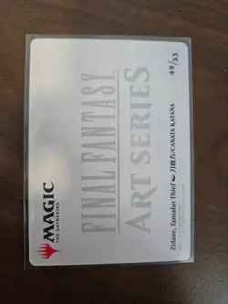 Zidane, Tantalus Thief Gold Stamp Art Series Card Final Fantasy MTG 49/53 FF9 - Image 2