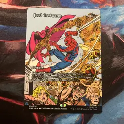 Spider-Man MTG Magic The Gathering Feed The Swarm Reg. Marvel Eternal-Legal 0016 - Image 1