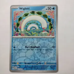 Pokemon Paradox Rift Wiglett 51/182 Reverse Holo - Same Day Shipping! - Image 1