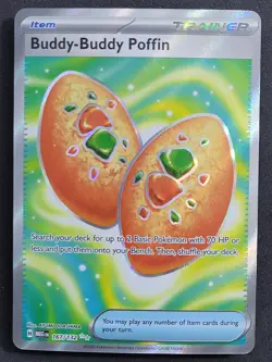 Buddy-Buddy Poffin 167/132 Ultra Rare Mega Evolution Pokemon TCG - Image 1