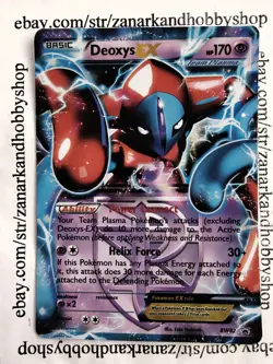 Pokemon Deoxys EX BW82 Black Star Promo MP - Image 1