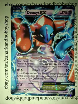 Pokemon Deoxys EX BW82 Black Star Promo MP - Image 2
