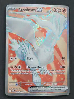 Reshiram ex 158/086 Ultra Rare White Flare Pokemon TCG - Image 1