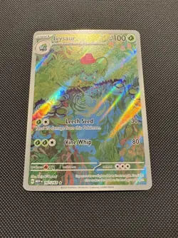 Pokemon TCG Ivysaur 167/165 Sv: Scarlet & Violet 151 Illustration Rare Near Mint - Image 2