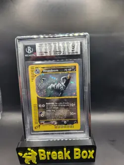 Pokemon Houndoom Skyridge Holo Rare #H11 BGS 9 Mint Fart Swirl Strong Subgrades - Image 1
