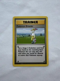 Pokemon 1999 Pokemon Breeder Base Set EX-NM Wizards of the Coast 76/102 vintage - Image 1
