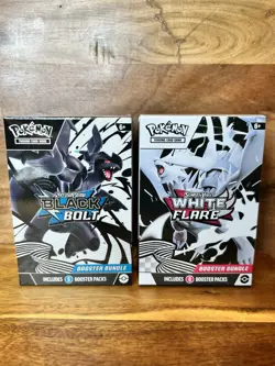 Pokemon Booster Bundle Box Set of 2 Scarlet & Violet Black Bolt & White Flare - Image 1