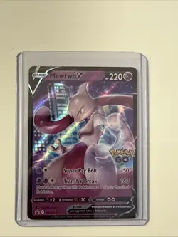 Pokemon TCG - Mewtwo V - S&S Black Star Promo - SWSH223 - Mint - Image 1