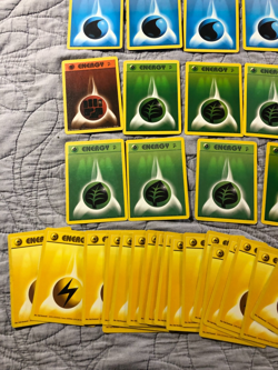 Bulk Lot All 7 Base Set 2 Pokemon Energy Cards #96 - #102 NM-HP 70 Card Lot - Image 4