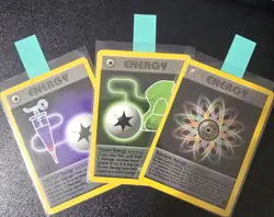 Pokemon Tcg Team Rocket Non Holo Energy Set NM-MP - Image 1