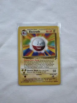 Pokemon 2000 Base Set 2 Electrode Heavy played vintage Wizards of the Coast - Image 1