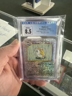 Pokemon Raticate 61/110 Legendary Collection Reverse Holo CGC 8.5 - Image 1