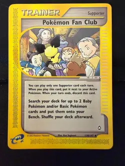 Pokemon Aquapolis Pokemon Fan Club Uncommon (130/147) Aquapolis NM - Image 1