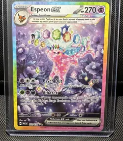 Espeon EX 155/131 Prismatic Evolutions Holo Card Pokemon TCG - Image 1