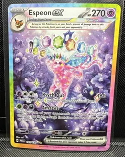Espeon EX 155/131 Prismatic Evolutions Holo Card Pokemon TCG - Image 2