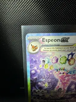 Espeon EX 155/131 Prismatic Evolutions Holo Card Pokemon TCG - Image 3