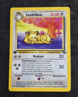 Original Pokemon Karte Snobilikat 1.Edition Dschungel Deutsch Near Mint - Image 1