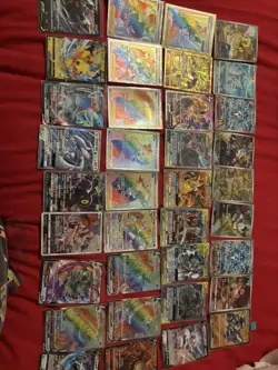Pokemon TCG Chinese Joblot Bundle ar Sr tag team rainbow flareon charizard x36 - Image 1