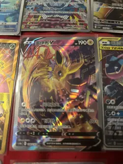 Pokemon TCG Chinese Joblot Bundle ar Sr tag team rainbow flareon charizard x36 - Image 2