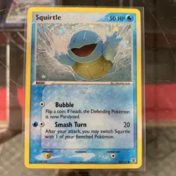 Squirtle 83/112 FireRed & LeafGreen Reverse Holo 2004 Pokemon Nirvana NM/LP - Image 2