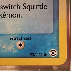 Squirtle 83/112 FireRed & LeafGreen Reverse Holo 2004 Pokemon Nirvana NM/LP - Image 4