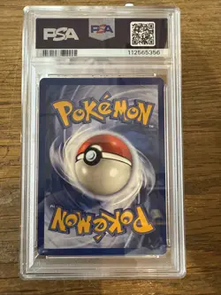 Pokemon Guardados Holo Base Set 1999 Unlimited PSA 7 Vintage - Image 3