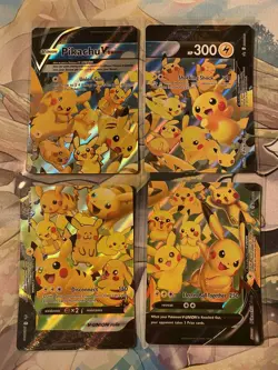 Pikachu V Union SWSH139 SWSH140 SWSH141 SWSH142-Black star Promo -Pokemon TCG-NM - Image 1
