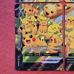 Pokemon Lot: Pikachu V Union SWSH139 SWSH140 SWSH141 SWSH142 4 Promo Set - LP/NM - Image 4