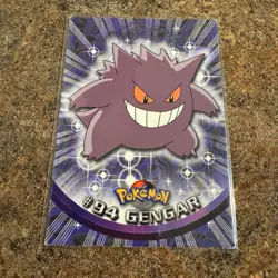 2000 Topps Pokemon TV Animation Series 2 Blue Label #94 Gengar LP - Image 1